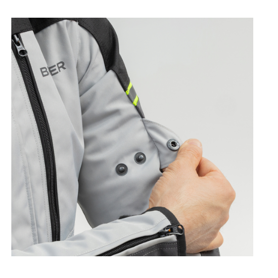 CHAQUETA BROGER OVERLAND GRIS Y AMARILLO FLUOR - Imagen 8