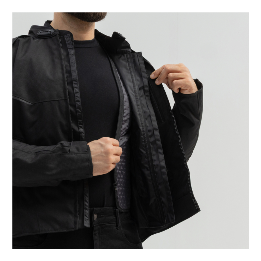 CHAQUETA BROGER GRID NEGRA - Imagen 9