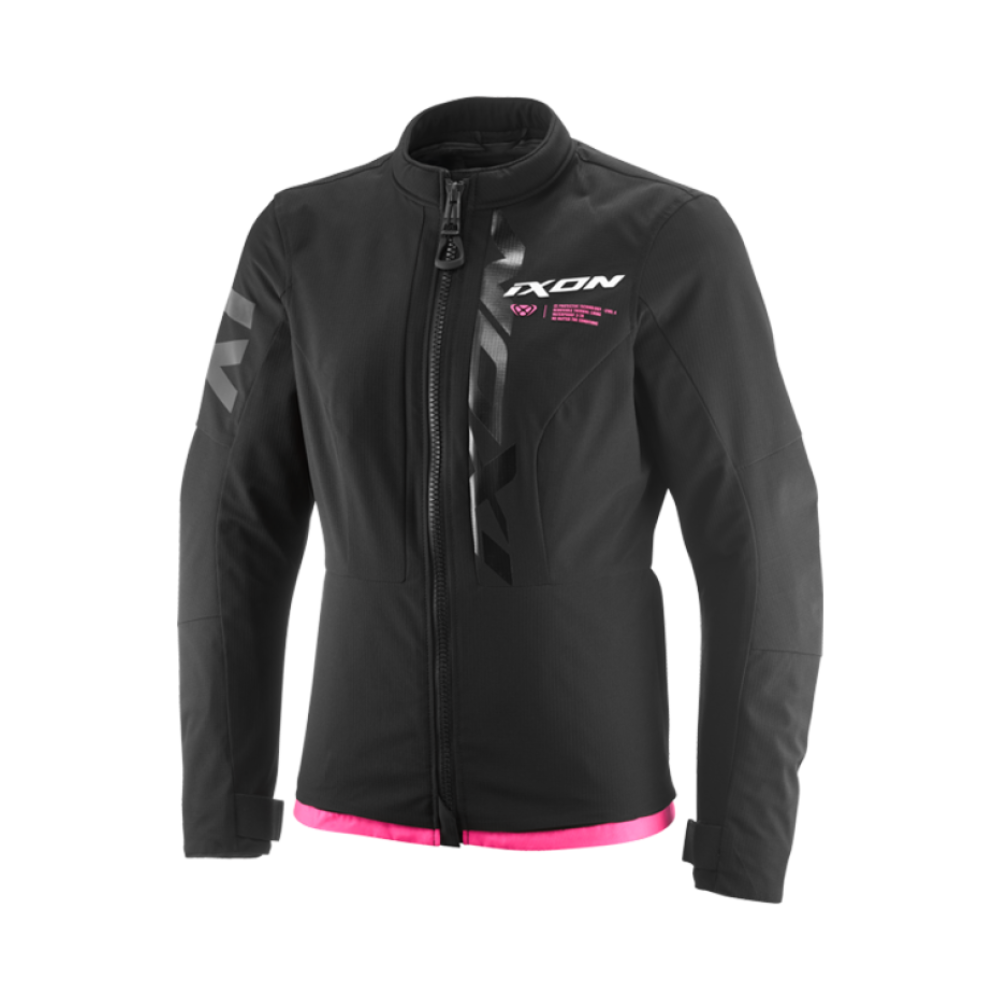 CHAQUETA IXON COMBAT LADY NEGRA Y ROSA
