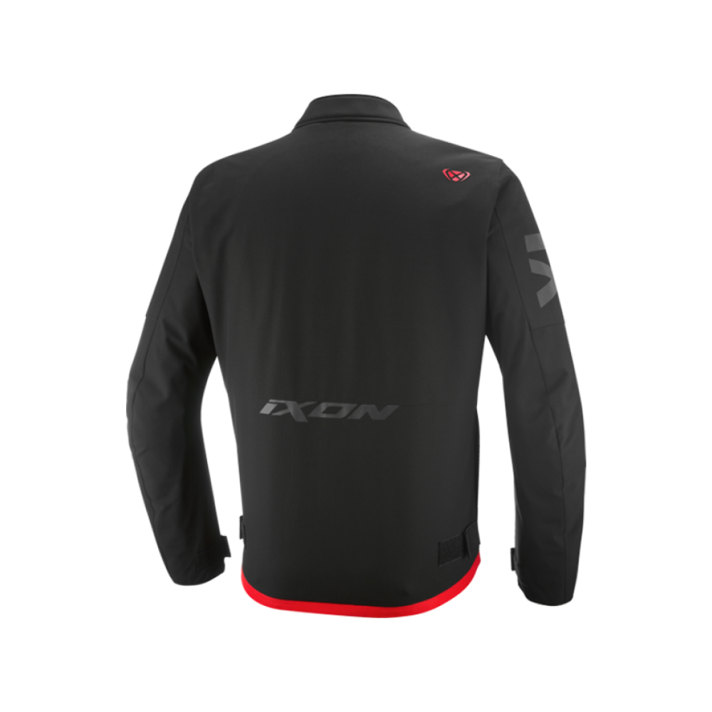 CHAQUETA IXON COMBAT NEGRA Y ROJA - Imagen 2