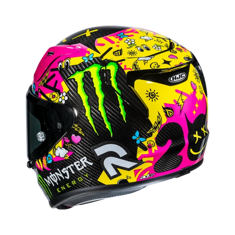 CASCO HJC RPHA 12 CARBON QUARTARARO EN LE MANS 4 - Imagen 3