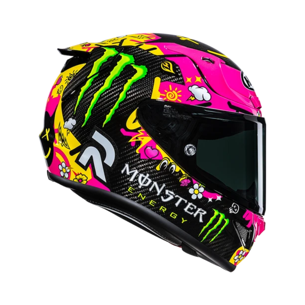 CASCO HJC RPHA 12 CARBON QUARTARARO EN LE MANS 4 - Imagen 5