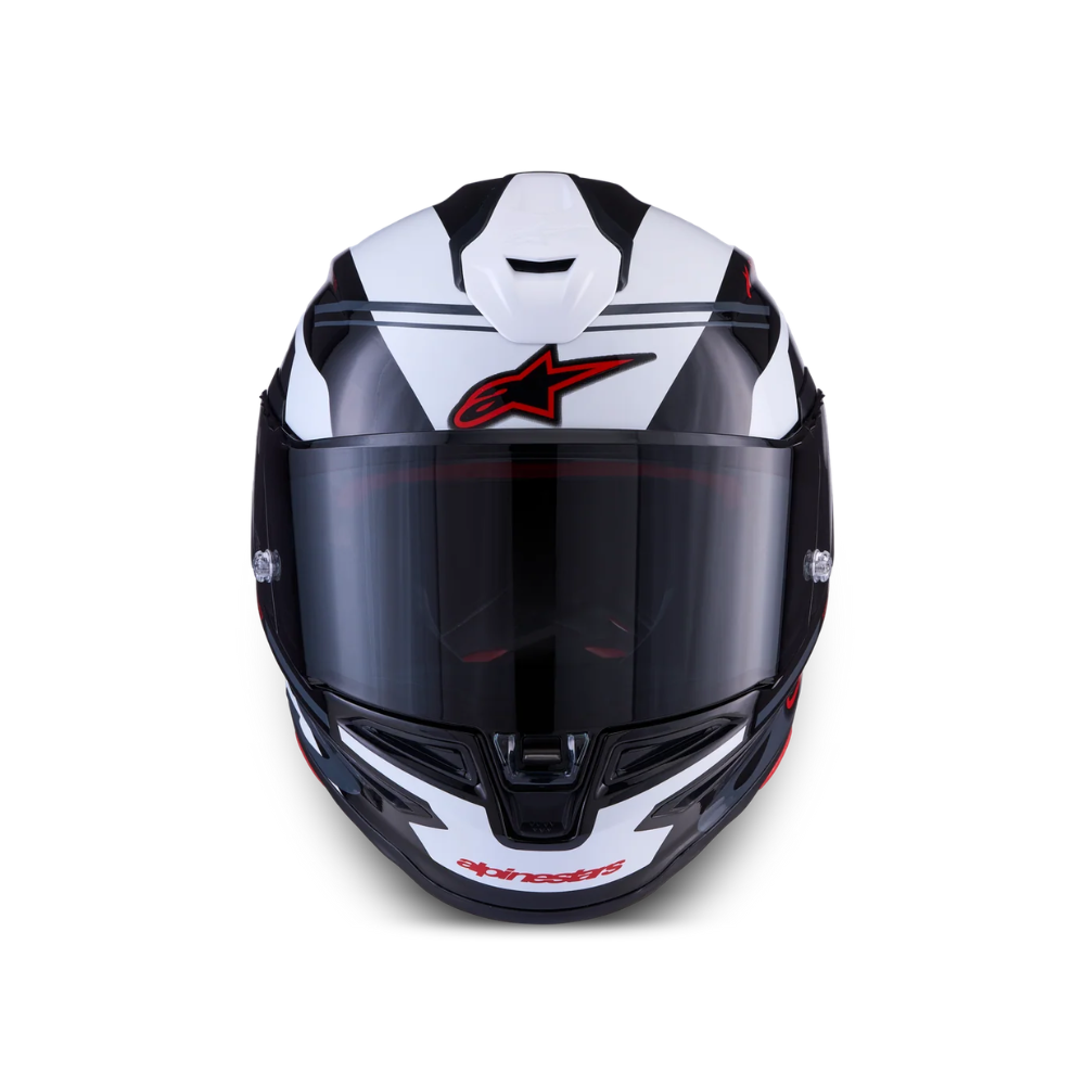 CASCO ALPINESTARS S-R7 A-CORE NEGRO Y BLANCO - Imagen 5