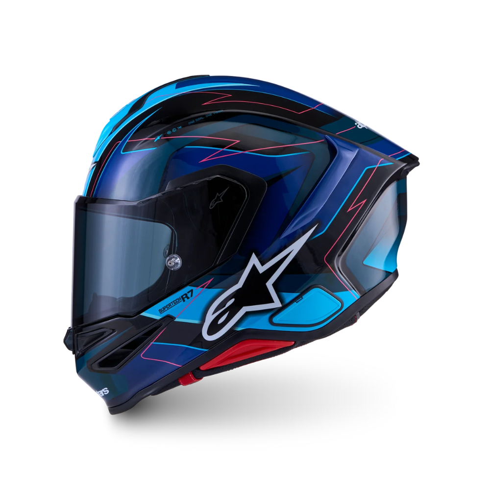 CASCO ALPINESTARS S-R7 KINETIS NEGRO Y AZUL