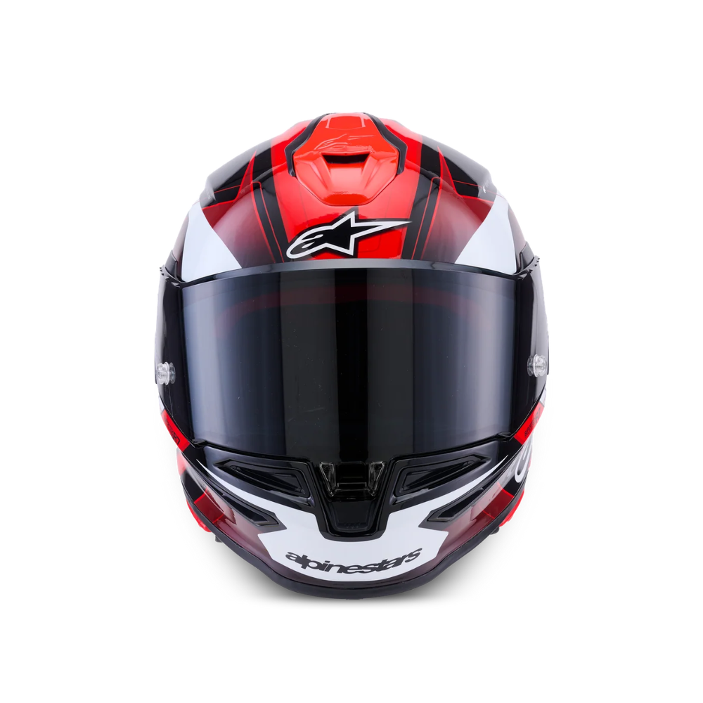 CASCO ALPINESTARS S-R7 KINETIS NEGRO Y ROJO - Imagen 3