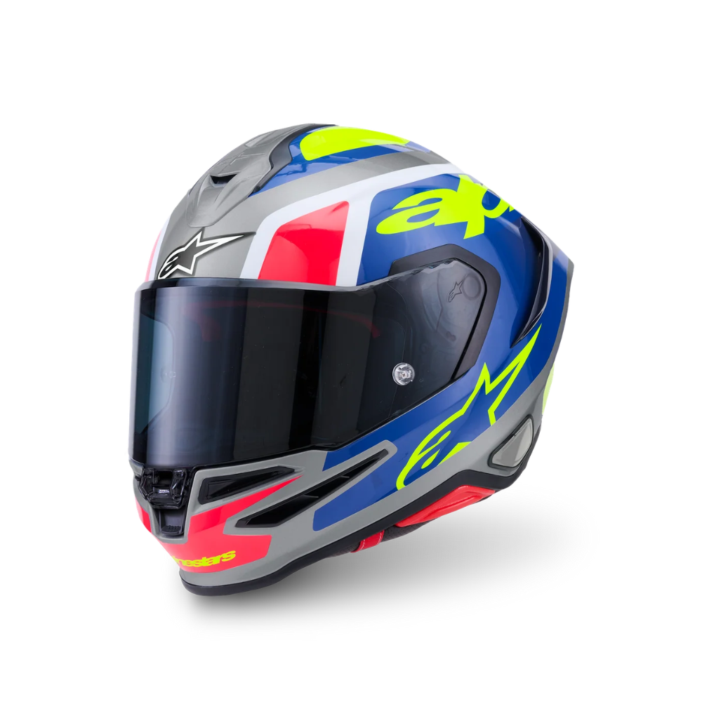 CASCO ALPINESTARS S-R7 LUMEN PLATA AMARILLO - Imagen 6